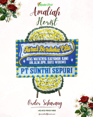 Papan Bunga Duka di Dusun Utara